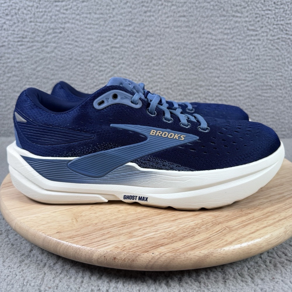 Brooks Ghost Max 3 Mens Size 9 Blue Athletic Road Running Walking Shoes Sneakers
